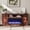 Brown, variant on IFMUST Farmhouse Fireplace TV Stand for TVs Up to 80", 36" 3D Crystal Electric Fireplace