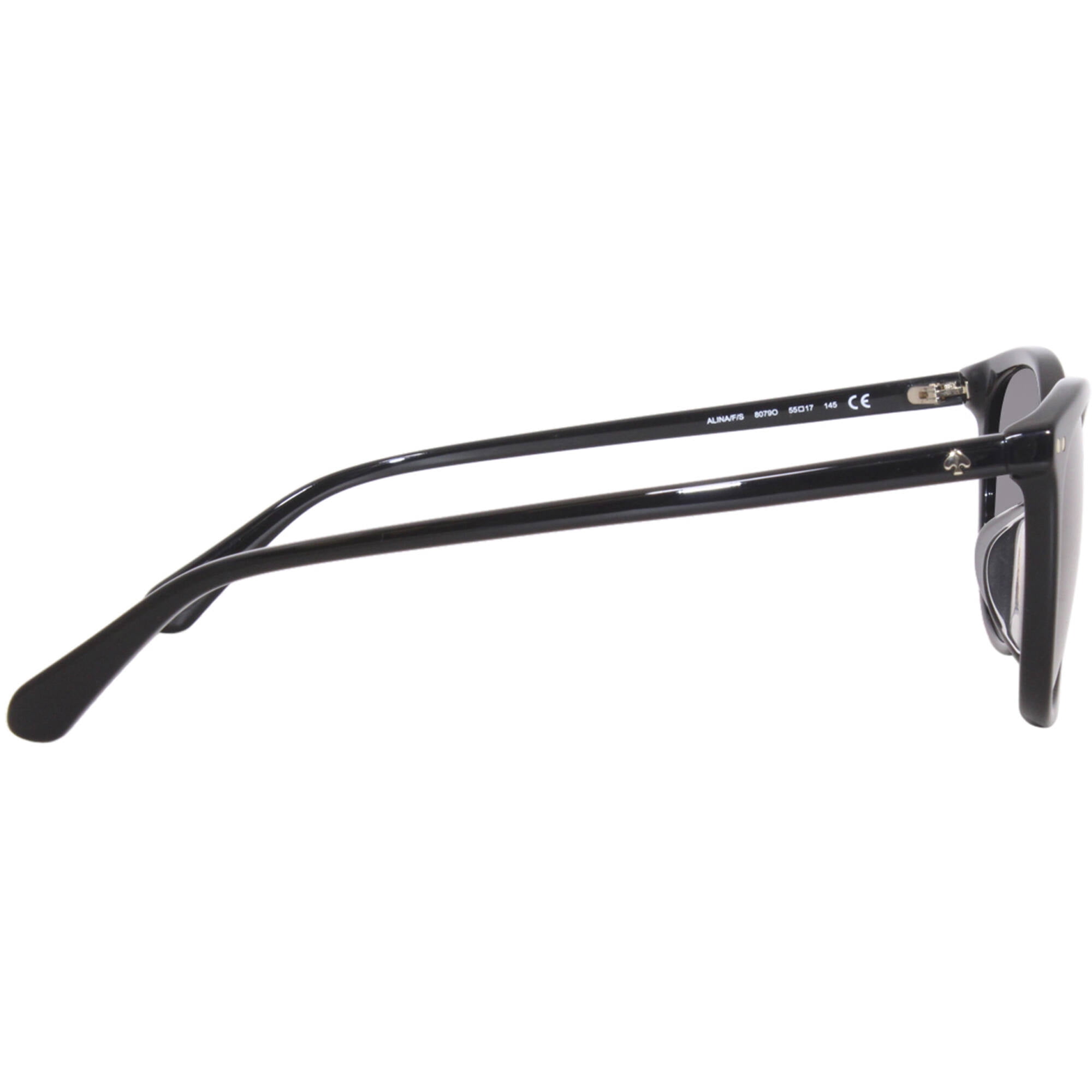 Kate Spade Alina F/S 80790 Black Sunglasses with Green and White Case Kate Spade - Brandclub - Kate Spade New York Women main image 4