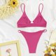 thumbnail image 4 of Trajes de baño para mujer, trajes de baño para mujer, bikini cómodo de moda para mujer, traje de baño de color liso para mujer, bikinis, traje de baño de nailon para mujer, 4 of 6