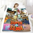 thumbnail image 4 of Super Sema Throw Blanket Gifts for Fans Lover Girls Boys Women Present Hoodie Him Bed 60"x80", 4 of 6