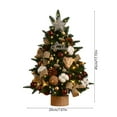 thumbnail image 3 of 45CM Christmas Tree for Tabletop Decoration, Mini Artificial Christmas Tree with Hanging Ornaments and Presents for New Year Holiday Home Decorations, 3 of 6