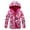 C-Pink305, variant on DHFJKG Jackets Girls Lined Windbreaker Colorful Printed Zipper Jacket Outdoor Raincoat Softshell Warm Hooded Coat For Toddler Youth Kids Long Sleeve Cozy Outerwear