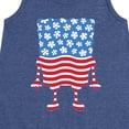 thumbnail image 3 of SpongeBob SquarePants -  Silhouette Stars Stripes - Toddler & Youth Girls A-line Dress, 3 of 6