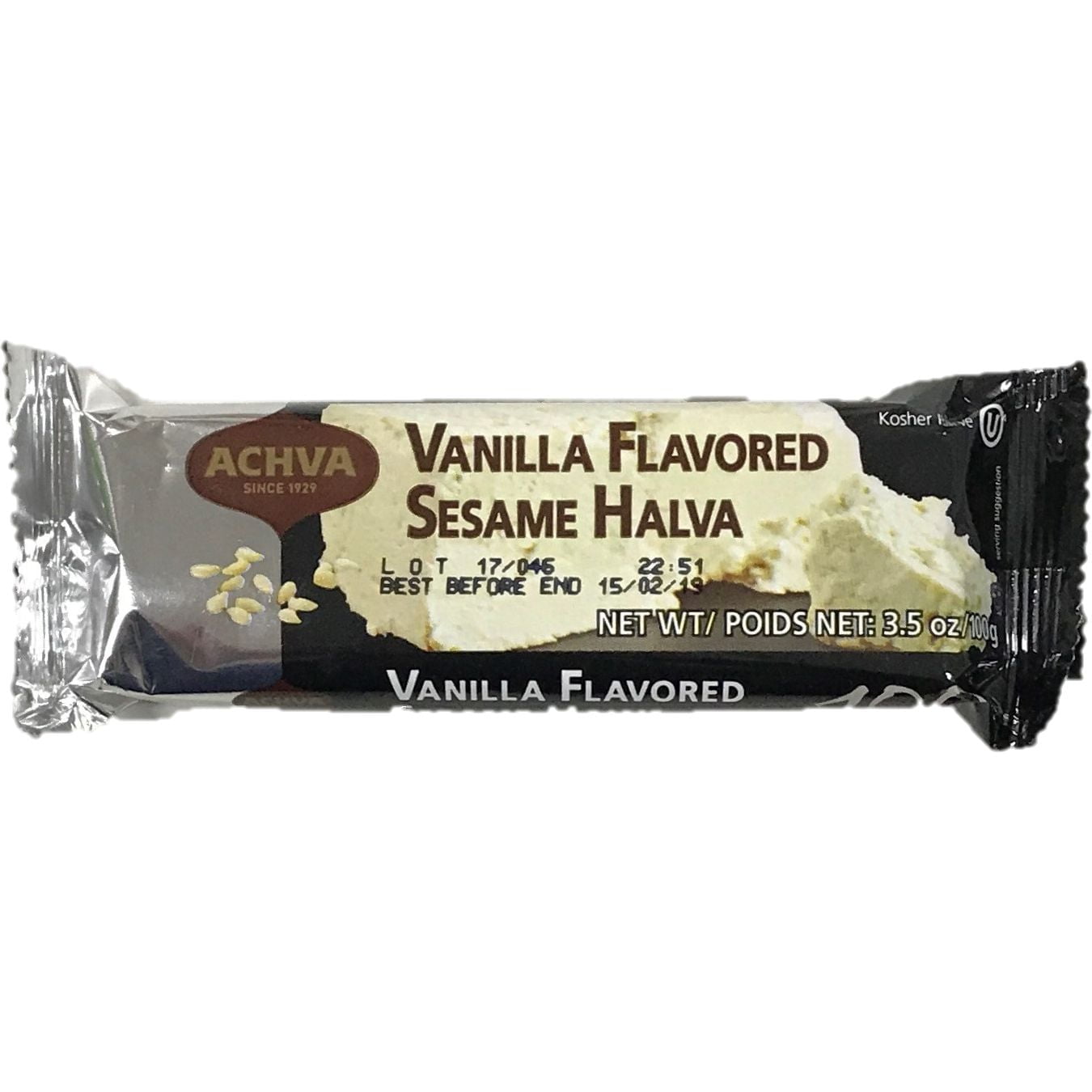 Achva Halva Vanilla Bar, Halva Vanilla Bar
