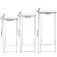 thumbnail image 4 of Fichiouy 3Pcs Plant Stand Flower Pot Holder Rack Metal Display Shelf Garden Decor White, 4 of 10