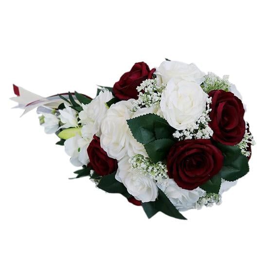 Ramo de Flores Artificiales Perfecl Decoración de Boda Novia