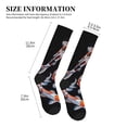 thumbnail image 2 of Picia Tricolor Koi Fish Trio Printed Sports Compression Socks - 15-20mmHg Graduated Compression, High-Performance Soft and Breathable Socks for Men and Women, 2 of 5