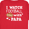 thumbnail image 4 of Inktastic I Watch Football with My Papa Boys Long Sleeve Toddler T-Shirt, 4 of 5
