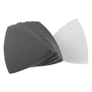 Triangular Sandpaper Hook and Loop Fit 3-1/2" Oscillating Multi-Tool Silicon Carbide for Wet/Dry 1000 Grit 30pcs