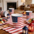 thumbnail image 4 of weibbin 16 Pcs Paper Cups 3.4x2.9in for Independence Day Party, Disposable Patriotic Tableware, 4 of 6