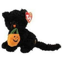TY Beanie Babies - Jinxed The Halloween Black Cat With Pumpkin Bag  (5.5 inch)