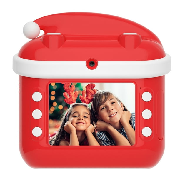 Impresora de fotos de cámara instantánea digital con cámara para niños 1080P con 12Mp