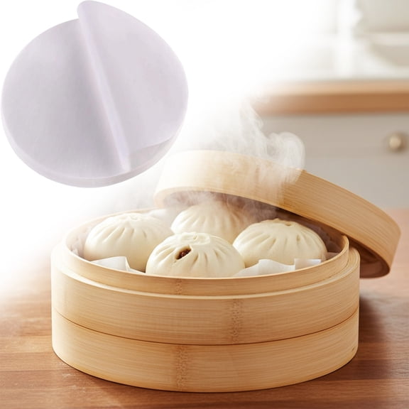 Clearance Under$6.34! 100 Pcs Non Stick Parchment Paper, Round Pre Cut Liners, Heat Resistant up to 250°C, for Baking Cake Bread, 30cm