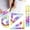 Multicolor*3 20Cm, variant on Extra Long Flexible Measuring Tape, Gradient Shiny Dual Scale Bendable Ruler, Crack-Proof Wide Precision Tool for Sewing Tailoring Large Craft Home Measurement,20cm Long,1PC