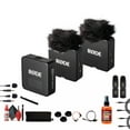 thumbnail image 1 of Rode Wireless GO III Système de Micro à Double Canal – Microphone Sans Fil Compact pour Appareils Photo, Téléphones Intelligents et Usage Lavalier 2x Micro à Condensateur Lavalier + Mini-Piche vers Convertisseur XLR + 2x Prise Stéréo 3,5 mm + Plus, 1 of 8