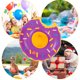 thumbnail image 5 of Portavasos Inflable para Flotador Donut Posavasos Fiesta en La Piscina Color Morado, 5 of 8