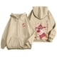 thumbnail image 5 of WILLBEST Sudadera Deportiva para Mujer Ladies' Christmas Printed Zipper Long Sleeved Pocket Adjuststring Casual Hooded Sweatshirt 2230 Grande, 5 of 8