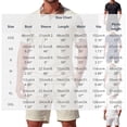 thumbnail image 3 of Bpyeka Men's Plaid-Trimmed Waffle Matching Set, Point Collar Short Sleeve Top & Drawstring Waist Shorts, Preppy Casual Two-Piece Outfit, 2XS-2XL, 3 of 7