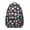 Multicolor Cat Head, variant on Space Cat and Galaxy Black Pattern Backpack for School, Cute School Bag with Adjustable Shoulder Straps and Padded Back, 15.3"x11"x6.7"