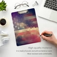thumbnail image 5 of FMSHPON American Flag Clipboard Hardboard Wood Nursing Clip Board and Pull for Standard A4 Letter 13x9 inches, 5 of 8