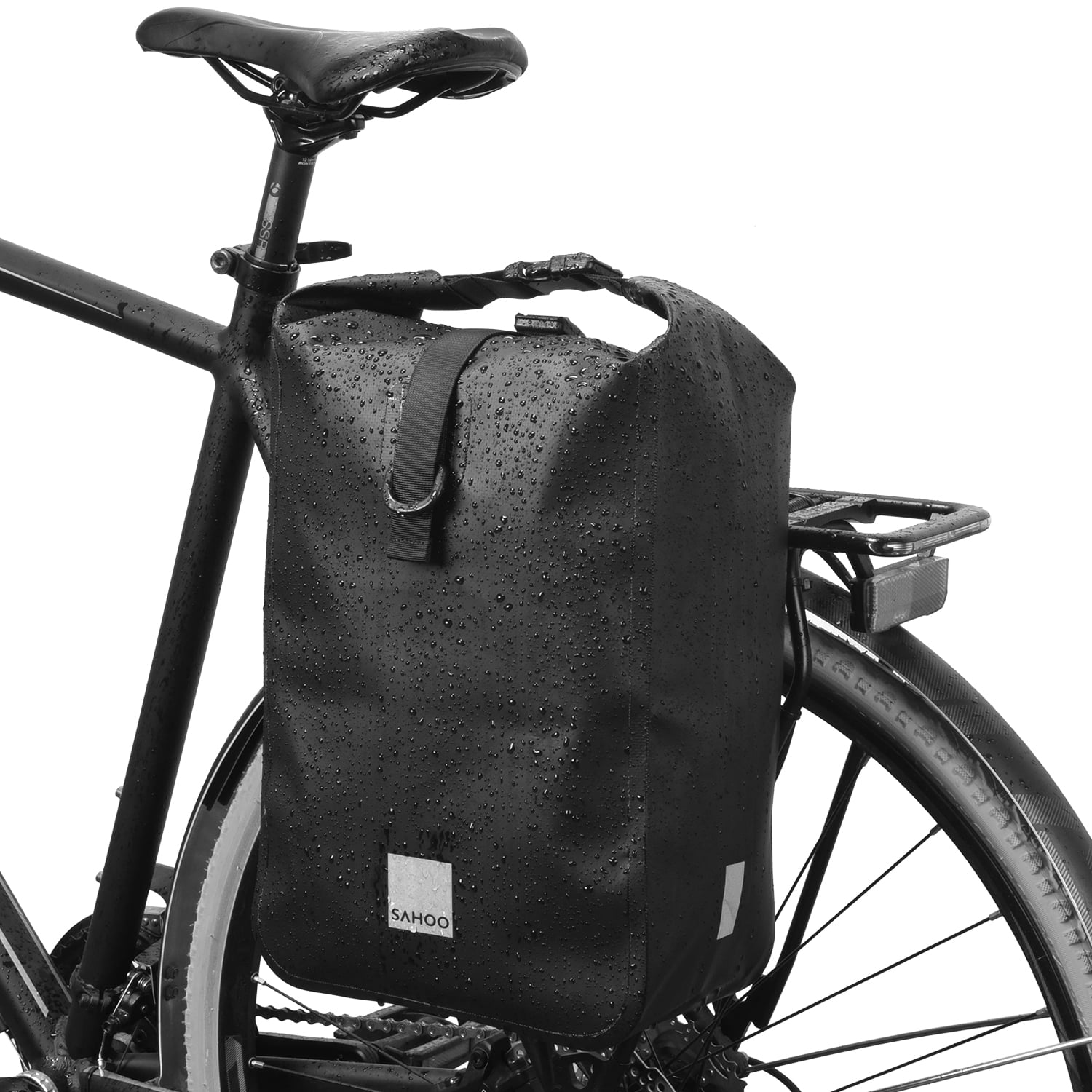 Cycling Bicycle Rear Seat Storage Trunk Bag Bike Pannier Rack Waterproof Handbag