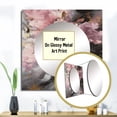 thumbnail image 3 of Designart "Blooming Pink Hydrangeas" Floral Hydrangea Pink Large Square Mirror - Square Bedroom Mirror Printed Wall Decor - Traditional Square Printed Wall Mirror Art, 3 of 5