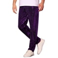 thumbnail image 5 of INSPIRE CHIC Sequins Pants for Men's Party Disco Shiny Straight Leg Trousers 28 Purple, 5 of 6