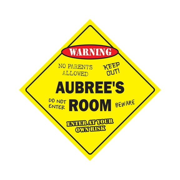 SignMission X-Aubrees Room 12 x 12 in. Crossing Zone Xing Room Sign - Aubrees