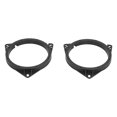 thumbnail image 2 of Speaker Rings, 2pcs Black Durable Automobile Modification Speaker Gaskets Stable Performance  For Auto Accessories For, 2 of 8