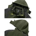 thumbnail image 6 of TACVASEN Men's Winter Ski Jackets Heveyweight Waterproof Fleece Mountain Jacket Windproof Warm Coat with Hooded Snowboard Insulated Jacket Parka Raincoat with Multi-Pockets for Hiking Walking Skiing, 6 of 7