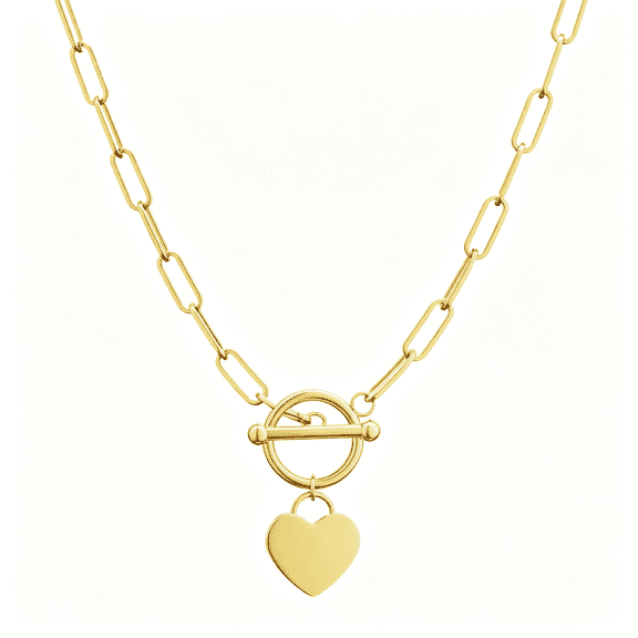 DESIGNICE Layered Necklaces for Women-14K Gold Plated Stack Necklace Paperclip Rope Cuban Toggle Link Chain Choker Necklace Set Chunky Trendy Jewelry Gift Stylish Paperclip Necklace