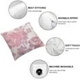 thumbnail image 6 of BANET Pillow Covers Flower Decorative Covers Set of 2 Pillowcases Square Covers For Couch Bed Sofa Chair Car Decor 18x18in, 6 of 7