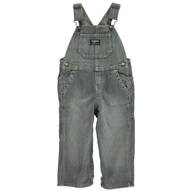 OshKosh OshKosh Baby Boys' "Conductor" Overalls indigo wash, 18 months