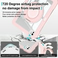 thumbnail image 5 of Allytechgroup Rugged Clear Case for iPad Pro 11 2022/2021/2020/2018/ iPad Air 4 5 Case, Clear Back Rotating Stand Handle Kids Friendly Shockproof Case Cover for iPad Pro 11 4th 3rd 2nd 1st Gen,Pink, 5 of 6