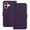 Purple, variant on Allytechgroup Case for iPhone 16 with Credit Card Slot, Slim Luxury PU Rugged Non-Slip Grip Shockproof Bumper Full Body Protective Cover Men Women Phone Case for iPhone 16, Red