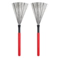 thumbnail image 2 of Shisuyan Brosse à Fil en Acier Durable avec Manche en Bois Confortable pour Performance Rouge 2 Pcs, 2 of 9