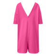 thumbnail image 4 of MKLEKYY Pantalones Cortos Para Correr Mujer Mono De Verano De Gran Tamaño Para Mujer, Mono Informal De Entrenamiento Deportivo, Pantalones Cortos Holgados Sin Espalda, Monos, 4 of 4