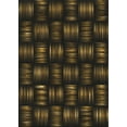 thumbnail image 1 of Ahgly Company Indoor Rectangle Patterned Brown Novelty Area Rugs, 7' x 9', 1 of 6