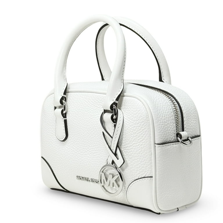 【新品】MICHAEL KORS バッグ　ホワイト Michael Kors Greenwich Small Flap Crossbody Optic White Mk