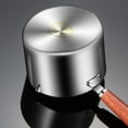 thumbnail image 3 of Becaristey Double Button Saucepan Easy Pouring And Versatile In Stainless Steel Stainless Steel Is Durable 304 small size 125ml, 3 of 6
