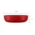 thumbnail image 2 of Mainstays 42 Ounce Round Plastic Strawberries Etched Dinner Bowl, Red, 2 of 4