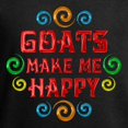 thumbnail image 3 of CafePress - Goat Happiness Sweatshirt (Dark) - Classic Crew Neck Sweatshirt, 3 of 5