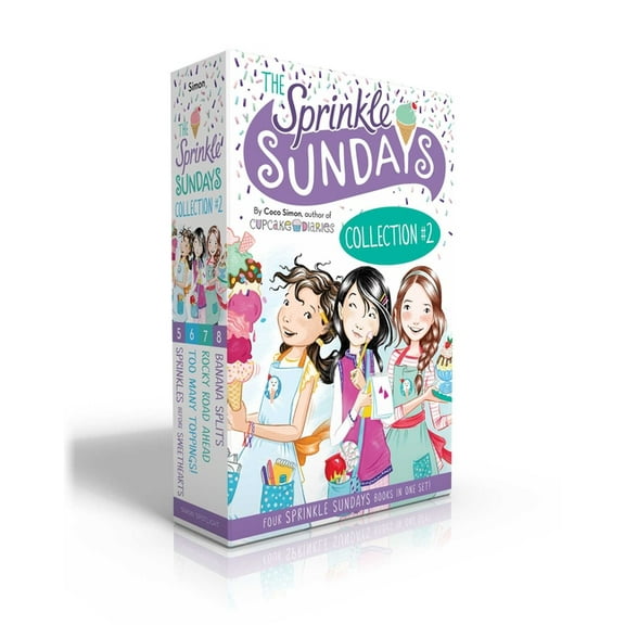 Sprinkle Sundays: The Sprinkle Sundays Collection #2 (Boxed Set) : Sprinkles Before Sweethearts; Too Many Toppings!; Rocky Road Ahead; Banana Splits (Paperback)