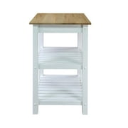 Sunrise Kitchen Island with American Harvest Hardwood Top