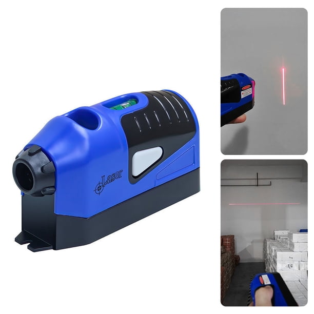 Mini herramienta de nivel de burbuja vertical Herramienta de indicador de burbuja de línea de nivel láser (azul) Ndcxsfigh Para estrenar