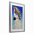 thumbnail image 3 of Stupell Industries Sulphur Crested Cockatoo Gray Framed Print Under Glass design by Lisa Morales, 23 x 17, 3 of 10