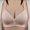 Beige, variant on Jacenvly Bras for Women No Underwire Stretchable Solid Beautiful-Back Bra Women Bralettes Breathable Soft Comfortable Woman'S Embroidered Glossy Underwear No Rims