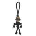thumbnail image 2 of Fufafayo 3Pcs Skeleton Soldier Key Chain, Motorcycle Key Lanyard, Antique Brass Skeleton Pendant, Umbrella Rope Keychain for Men, Gear Accessory for Keys Backpack Carabiner, 2 of 9