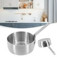 thumbnail image 3 of Bgsha Poêle en Acier Inoxydable, Petite Casserole Casserole à Lait Mini Casserole Antiadhésive Petite Casserole avec Poignée pour Réchauffer Café Thé Soupe, 3 of 9