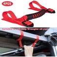 thumbnail image 1 of 4 manijas de agarre con barra antivuelco, mango rojo para Jeep Wrangler YJ TJ JK JKU JL JLU Sports Sahara Freedom Rubicon X y Unlimited 1955-2021 2022, 1 of 5